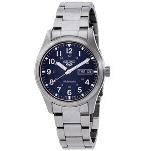 NWT Authentic Seiko 5 Sports Automatic Blue Dial Men's Watch